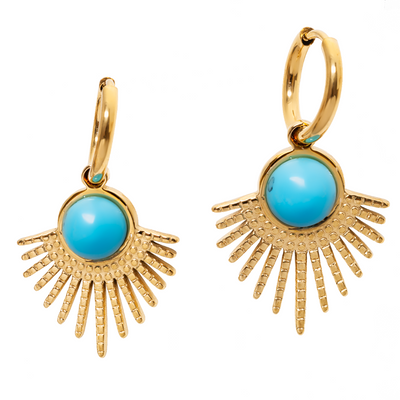 Turquoise Stone Earring - 1