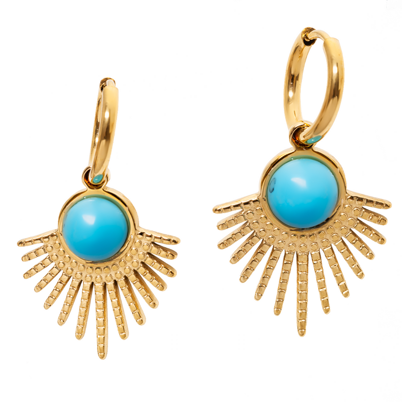 Turquoise Stone Earring - 1