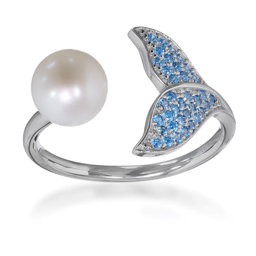 Mermaid Tail Silver Ring