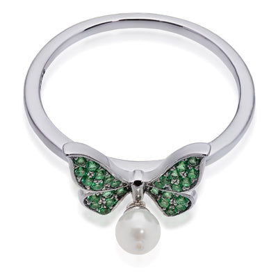 Butterfly Pearl Ring 3