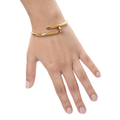 Nailed Bracelet Gold 8