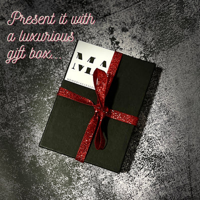 Black gift box wrap 18