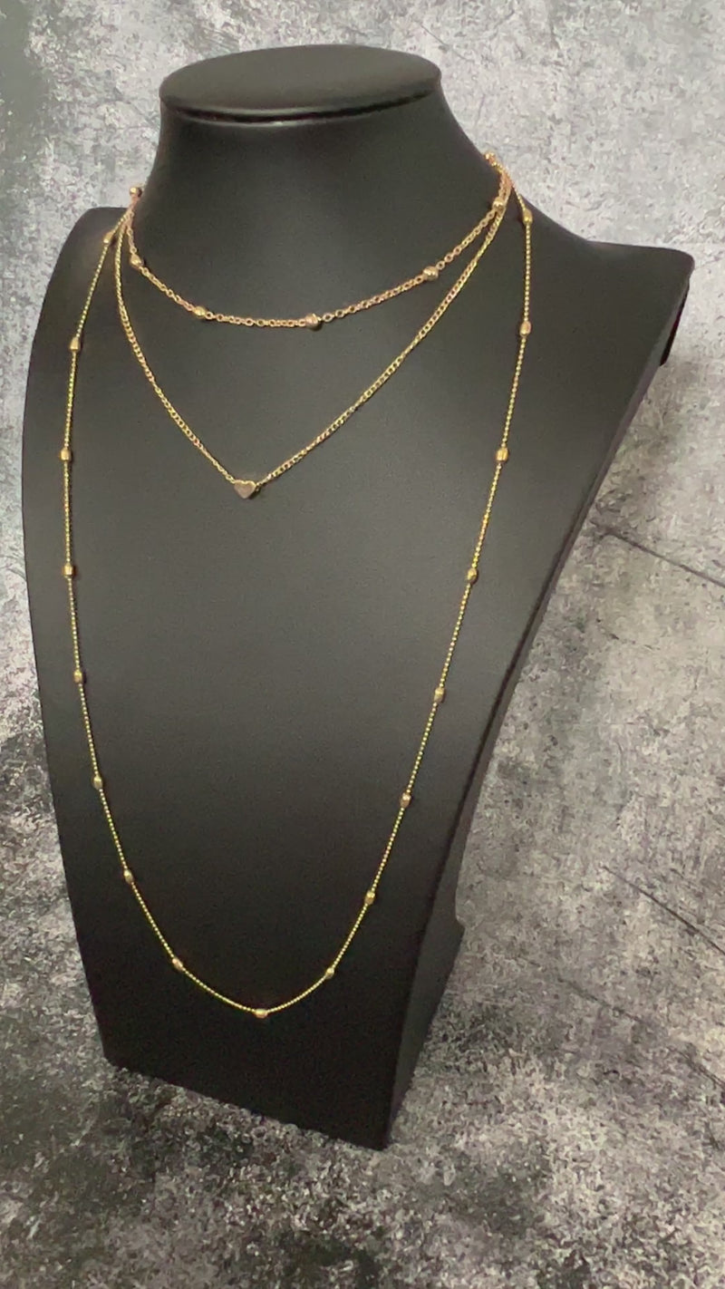 Multi-layered strand necklace 3
