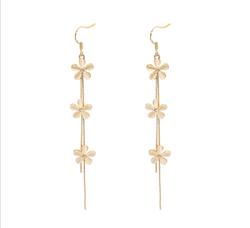 Floral Drop Earrings for Women - 1