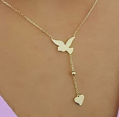 Gold Dove Necklace 1