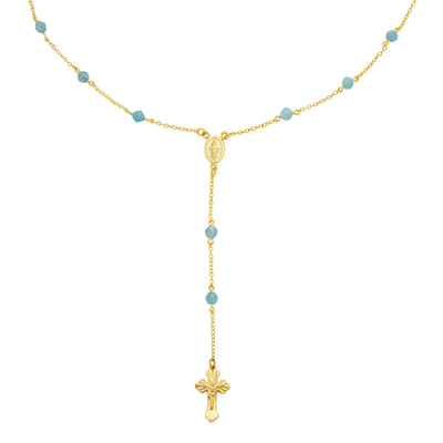 Golden Onyx Rosary Necklace 5